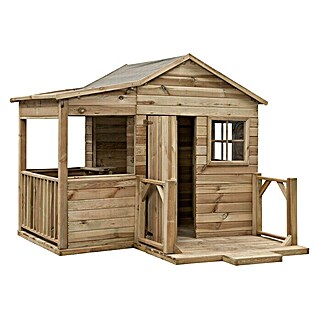 Swing King Spielhaus Laura (L x B x H: 225 x 202 x 171 cm, Holz, Holz)