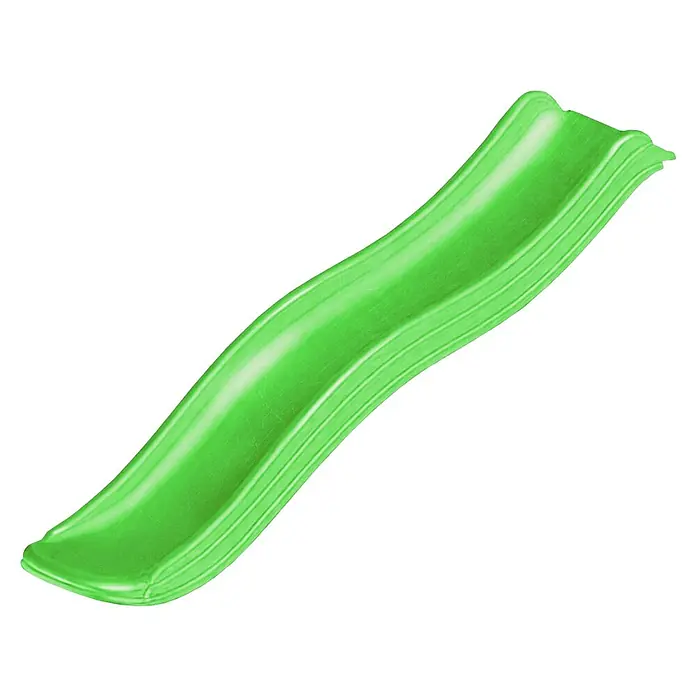 Swing King Rutsche - B x L: 40 x 175 cm, Apfelgrün - Grüne Kunststoffrutsche für den Spielplatz, robust und ideal für Kinder zum Spielen im Freien. Die Rutsche ist ein Highlight in jedem Garten.