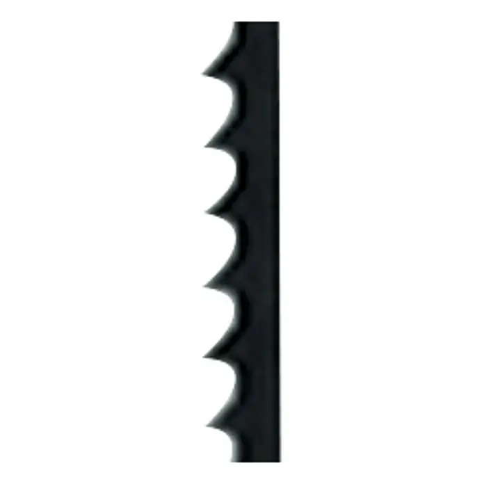 Scheppach Stiftsägeblätter - 135 x 2 x 0,25 mm, 18 Stk., Gesamtstückzahl: 6 Stk. - Schwarzes Sägeblatt mit scharfen Zähnen. Ideal zum Schneiden von Holz und anderen Materialien.