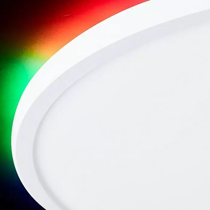 Brilliant LED-Deckenleuchte rund Tanida rund - 22 W, Ø x H: 42 x 2,6 cm, Weiß, Kaltweiß - Anwendungsbeispiel