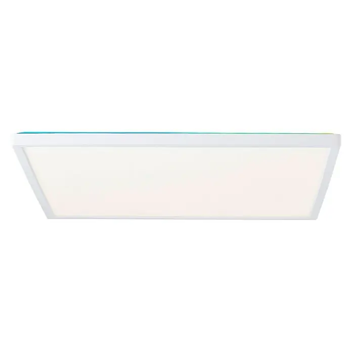 Brilliant LED-Deckenleuchte Tanida eckig - 22 W, L x B x H: 42 x 42 x 2,6 cm, Weiß, Kaltweiß - Deckenleuchte mit weißem Rahmen und LED-Beleuchtung.