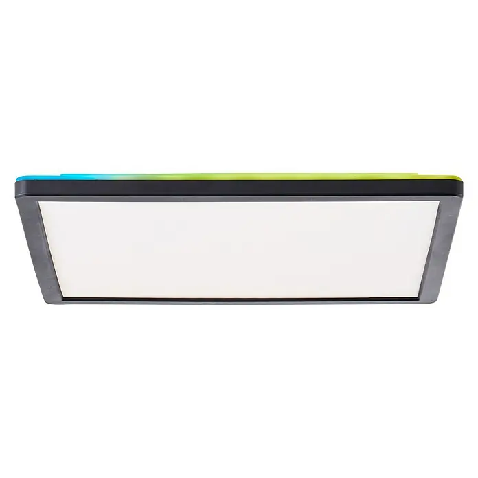Brilliant LED-Deckenleuchte Tanida - 20 W, L x B x H: 29,5 x 29,5 x 2,6 cm, Schwarz, Kaltweiß - LED-Deckenleuchte mit Farbwechsel-Funktion und modernem Design. Die perfekte Beleuchtung für jeden Raum.