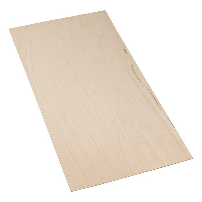Sperrholzplatte Fixmaß (Buche, 800 x 600 x 6 mm)