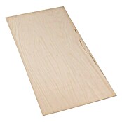 Sperrholzplatte Fixmaß (Buche, 800 x 600 x 6 mm)