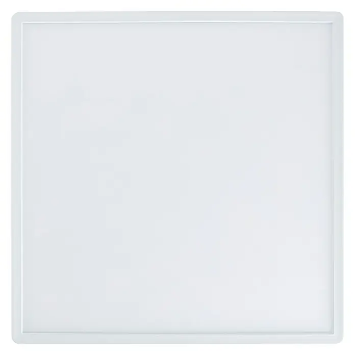 Brilliant LED-Deckenleuchte Tanida - 23 W, L x B x H: 42 x 42 x 2,6 cm, Weiß, RGBW, Eckig - Nahaufnahme eines quadratischen LED-Panels, das eine helle, gleichmäßige Beleuchtung für moderne Räume bietet.