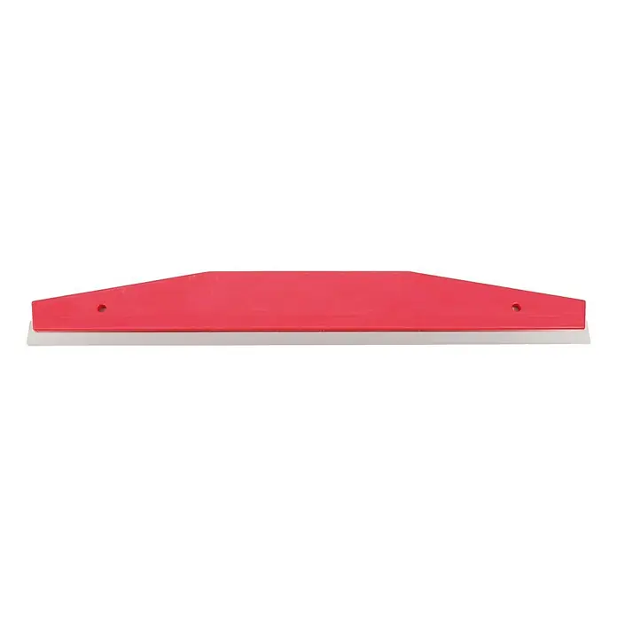 swingcolor Tapetenabreiß- Anstreichlineal - Breite: 60 cm, Zentimeterskala - Ein roter Rakel mit einer weißen Gummilippe, ideal zum Abziehen von Flüssigkeiten und Reinigen glatter Oberflächen.