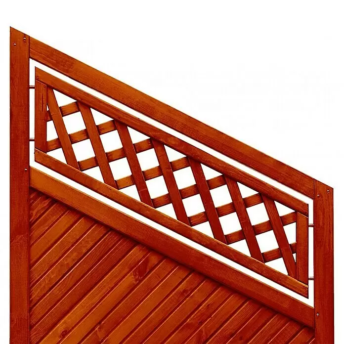 Andrewex Sichtschutzelement Toulon - 90 x 135/180 cm, Teak - Detailaufnahme