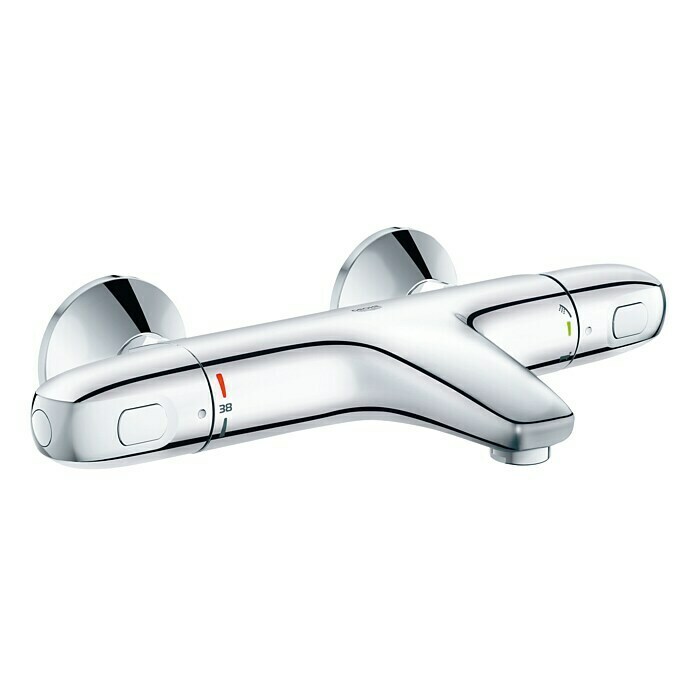 Grohe Grohtherm 1000 New WannenthermostatChrom, Glänzend Diagonal View