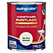 swingcolor Buntlack Kunstharz für Außen (Reinweiß, 375 ml, Seidenmatt)