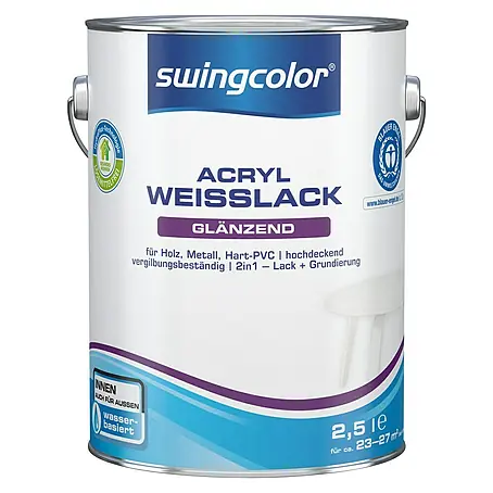 swingcolor  Weißlack Acryl