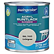 swingcolor Buntlack (Lichtgrau, 375 ml, Glänzend)