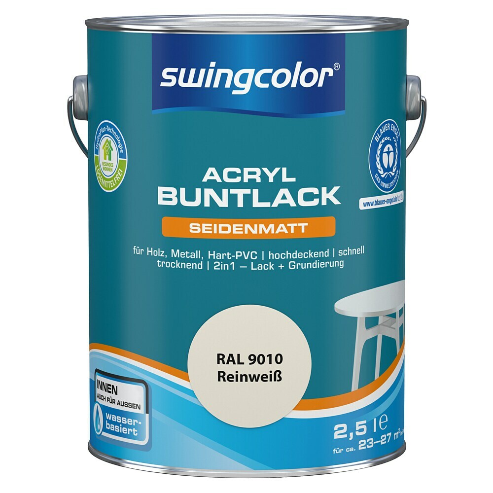 400 ml Sprühdose Acryllack in RAL 1018 (Zinkgelb) SM - LS CHEMIE GmbH