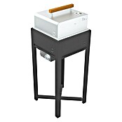 oneQ Grill-Schutzhülle mit Windschutz und Warmhalterost (Passend für: oneQ Holzkohlegrill Glow / oneQ Gasgrill Flame) | BAUHAUS