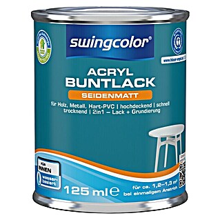 swingcolor Buntlack Acryl (Nussbraun, 125 ml, Seidenmatt)