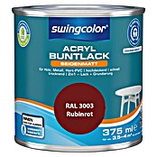 swingcolor Buntlack Acryl (Rubinrot, 375 ml, Seidenmatt)