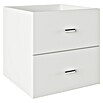 Phönix Fortuna Container (L x B x H: 33,4 x 34,1 x 34,1 cm, Weiß, Anzahl Schubladen: 2 Stk., Passend für: Phönix Regale Fortuna) | BAUHAUS