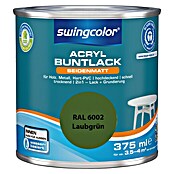 swingcolor Buntlack Acryl (Laubgrün, 375 ml, Seidenmatt)