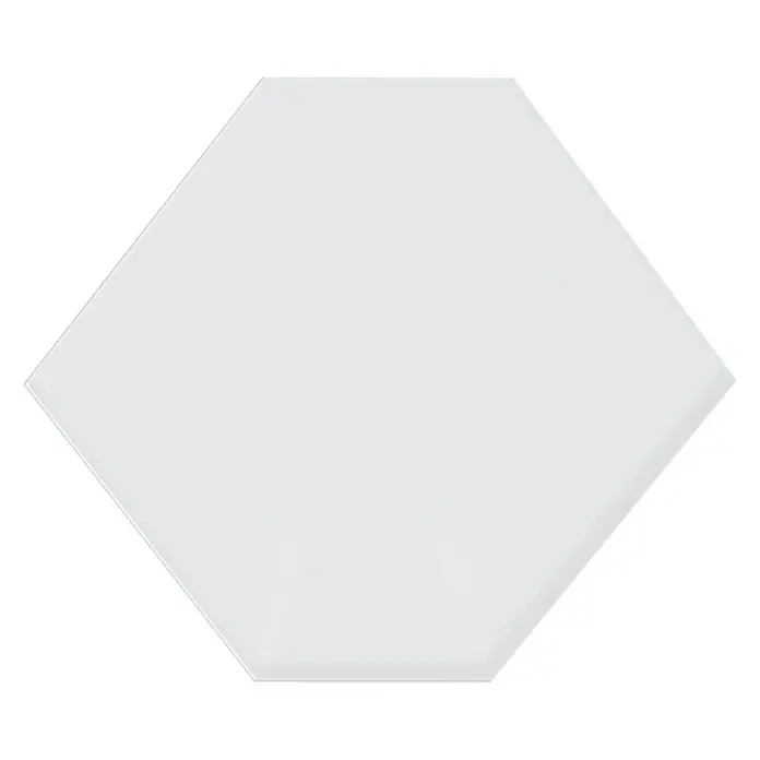 Tesa Doppelseitige Klebepads - Geeignet für: Glas, 60 Stk., Transparent - Weisse, hexagonale Fliese. Das Produkt ist aus hochwertigen Materialien gefertigt und überzeugt durch seine edle Optik. Ideal für moderne Badezimmer.