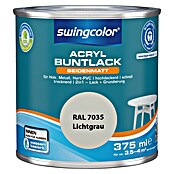 swingcolor Buntlack Acryl (Lichtgrau, 375 ml, Seidenmatt)