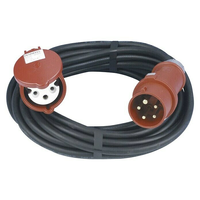 REV CEE produžni kabel  (Crne boje, 10 m, H05VV-F, Broj žica: 3) | BAUHAUS