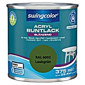 swingcolor Buntlack Acryl (Laubgrün, 375 ml, Glänzend)