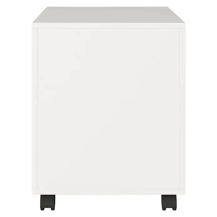 Phönix Rollcontainer Neo - L x B x H: 50 x 43 x 55,5 cm, Weiß, Anzahl Schubladen: 4 Stk. - Ein weißer Rollcontainer für das Büro. Der Rollcontainer ist kompakt und hat eine glatte Oberfläche. Ideal zur Aufbewahrung von Dokumenten.
