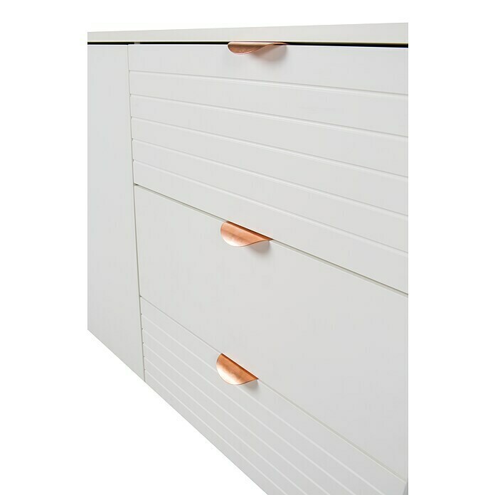 Phönix Sideboard B Schubladen: Pattern (L 84 Stk., 3 x Anzahl BAUHAUS Anzahl x x H: 40 Türen: 160 cm, Stk.) x 2 | Weiß