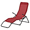 Gartenliege (B x T: 141 x 60 cm, Metall, Dahlia Red) | BAUHAUS