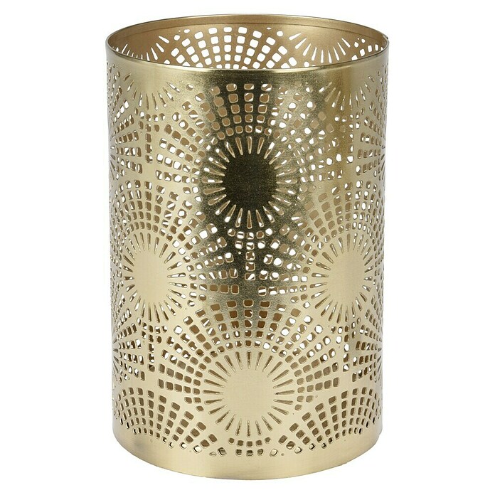 Theelichthouder (15 cm, Goud, Metaal) | BAUHAUS
