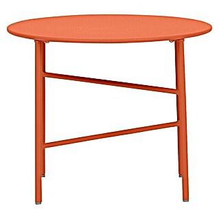 Envy Gartentisch rund Pesetos (Ø x H: 50 x 40 cm, Stahl, Orange)