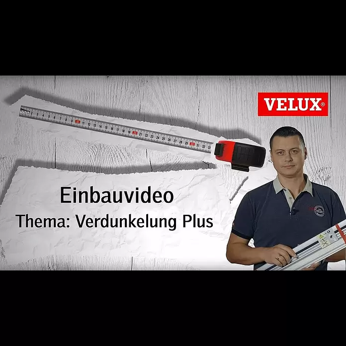 Velux Dachfenster-Kombirollo Plus DFD SK08 1025SWL - Farbe: Weiß/Weiß - 1025SWL, Farbe Schiene: Weiß - Einbau DFD Verdunkelung Plus | VELUX Sonnenschutz