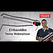 Velux Dachfensterplissee FHC SK08 1045S (Farbe: Weiß - 1045S, Farbe Schiene: Aluminium, Manuell) | BAUHAUS