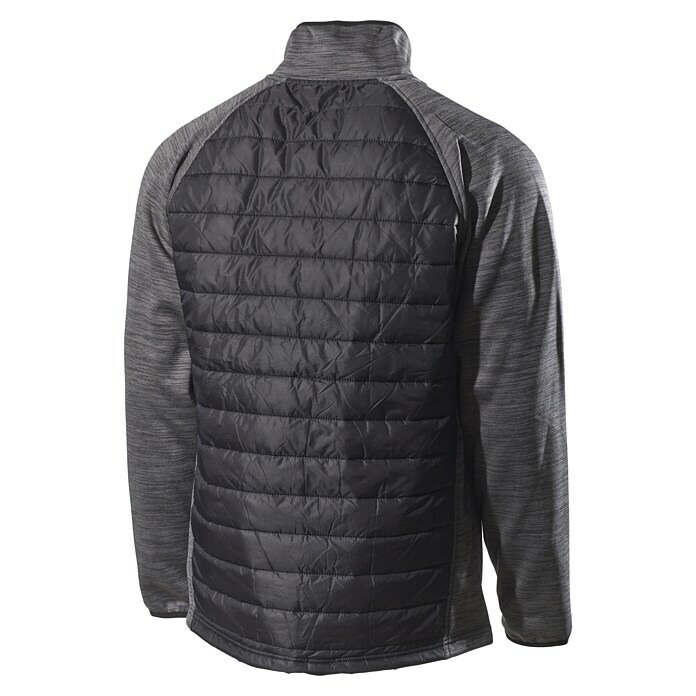 L.Brador Hybridjacke 6090PKonfektionsgröße: XL, Schwarz/Grau Back View