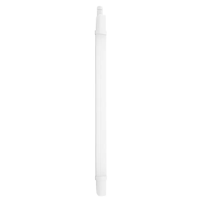 Ritter Leuchten LED-Feuchtraumlichtleiste Super Slim - L x B x H: 72 x 5 x 3,5 cm, Lichtfarbe: Neutralweiß, 10 W, IP65 - Eine hochformatige Nahaufnahme eines weißen TP-Link Omada Netzwerkprodukts. Das schlanke Design sorgt für eine effiziente Netzwerkarchitektur.