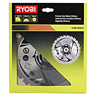 Ryobi Kreissägeblatt (184 mm, Bohrung: 16 mm, Anzahl Zähne: 24 Stk.)