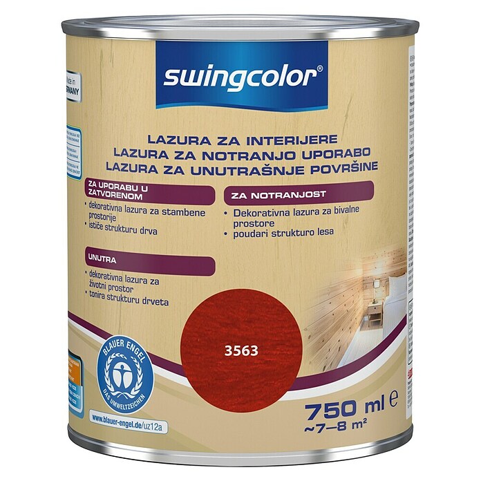 swingcolor Lazura za drvo  (Crvene boje, 750 ml) | BAUHAUS