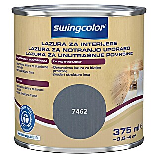 swingcolor Lazura za zaštitu drva (Sive boje, 375 ml, Na bazi vode)