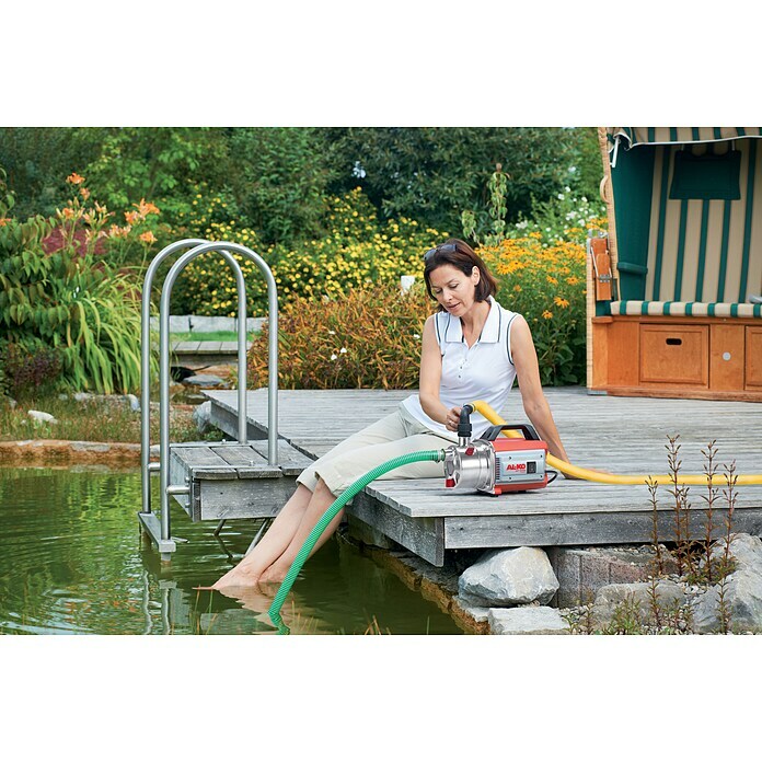 AL-KO Classic Gartenpumpe Jet 3000 Inox650 W, Max. Fördermenge: 3.100 l/h Use Shot