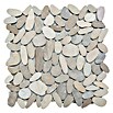 Mosaikfliese Kiesel Uni XKS IN10 (30,5 x 30,5 cm, Beige, Matt)