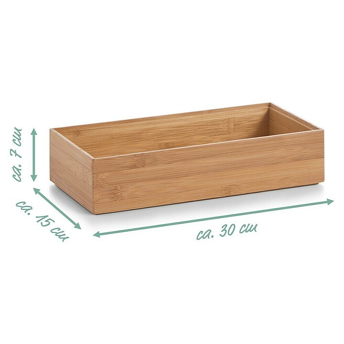 Zeller Present Aufbewahrungsbox - 30 x 15 x 7 cm, Bambus, Braun online  kaufen bei BAUHAUS