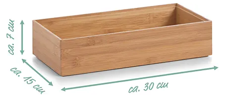 Zeller Present Aufbewahrungsbox - 30 x 15 x 7 cm, Bambus, Braun online  kaufen bei BAUHAUS