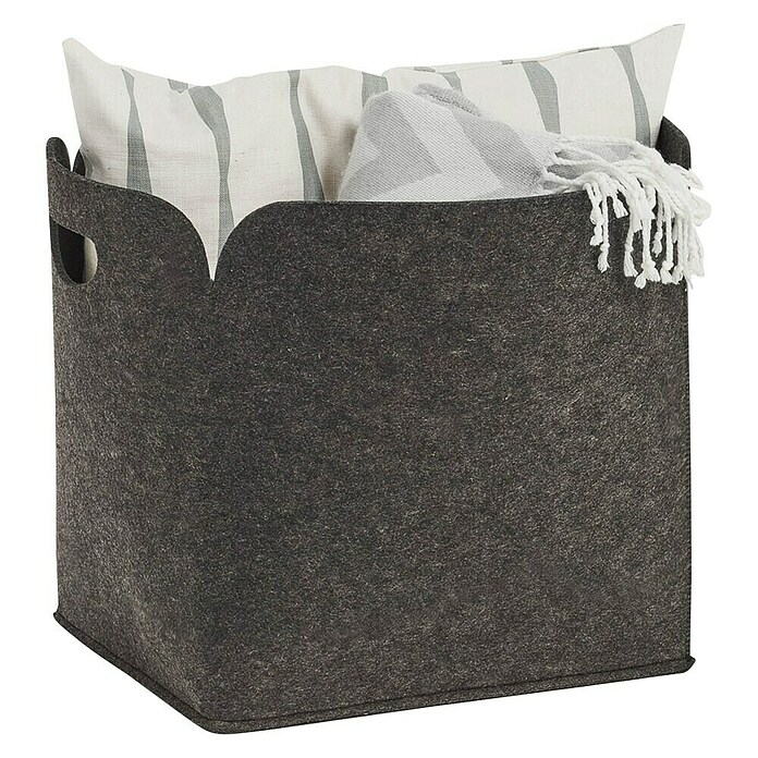 Tontarelli Maya Scatola Portaoggetti Con Coperchio 23,9L – Bianco 36x28x31 Cm