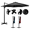Sunfun Ampelschirm (Anthrazit, Durchmesser: 300 cm)