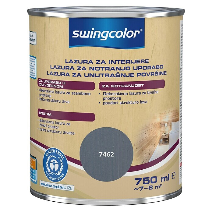 swingcolor Lazura za drvo  (Siva, 750 ml) | BAUHAUS