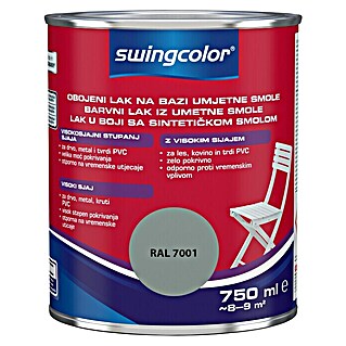 swingcolor Lak na bazi umjetne smole (Boja: Sive boje, 750 ml, Sjaj)