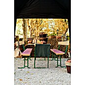 Sunfun Gasilska garnitura  (3 -del., Les iglavcev/Jeklo, Zložljivo, Natur/Zelena, Z naslonjalom) | 8281 - Festzeltgarnituren | ICAF - Sommermöbel individual | ICA - Sommermöbel | IC - Freizeit im Garten | I - Stadtgarten | BAUHAUS