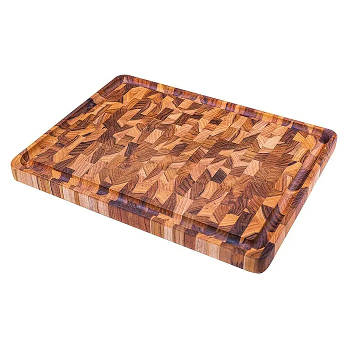 Tramontina Landhaus Schneidebrett - 45 x 34 x 3 cm, Holz - Hochwertiges Schneidebrett aus Holz mit einzigartigem Muster. Ideal für die Zubereitung von Speisen.