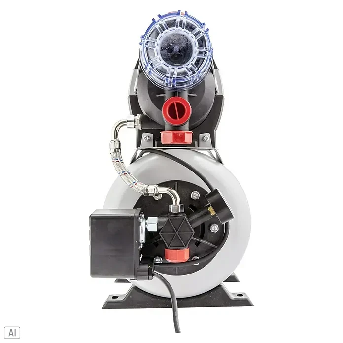AL-KO Easy Hauswasserwerk 3600 - 850 W, 17 l, Max. Fördermenge: 3.600 l/h, Max. Druck: 38 bar - Abbildung einer Hauswasserpumpe.