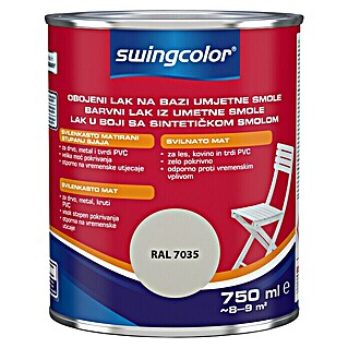swingcolor Lak na bazi umjetne smole (Boja: Svijetlosive boje)