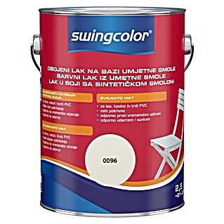 swingcolor Lak na bazi umjetne smole (Boja: Bijela boja pamuka, 2,5 l)